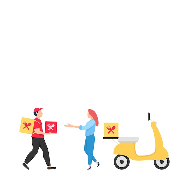 Illustration of delivery