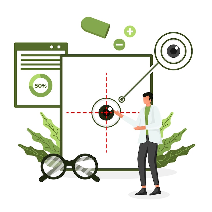 Vector illustration design for world sight day background for poster