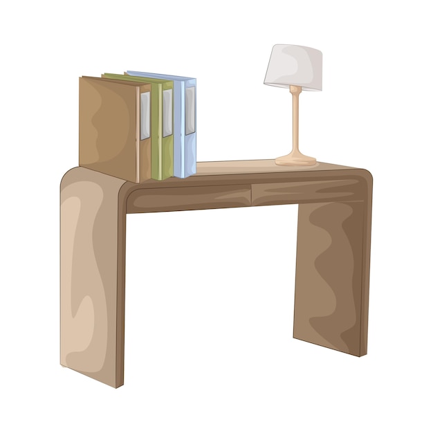 Illustration of desk