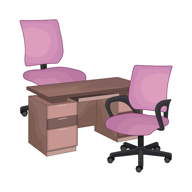 Illustration of desk