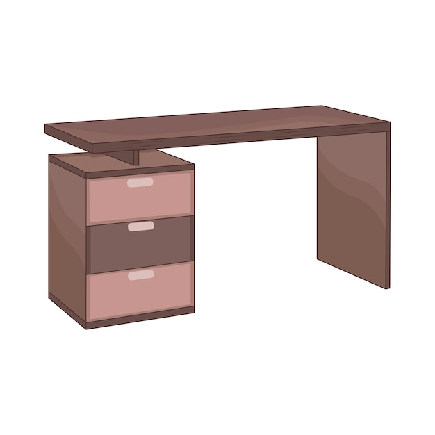 Illustration of desk