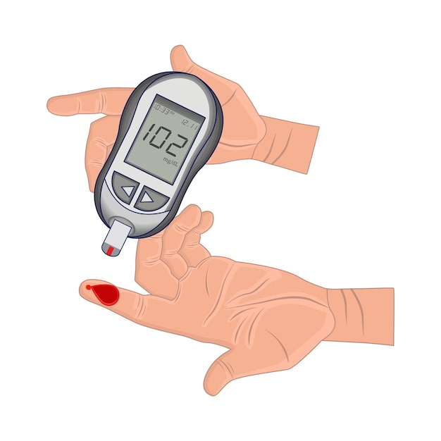 Illustration of diabetes