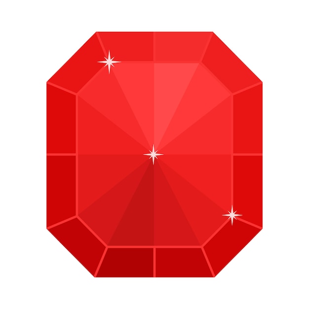 Vector illustration of diamond