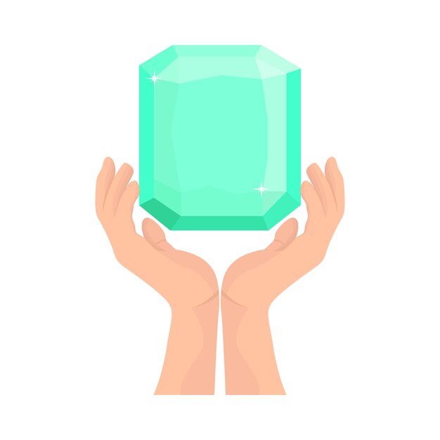 Vector illustration of diamond