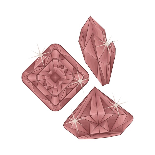 Vector illustration of diamond