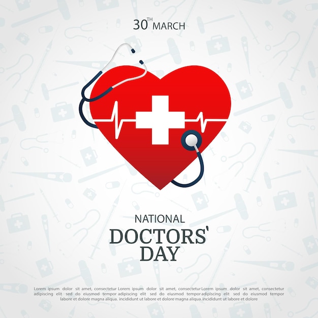 Illustration of Doctors Day.