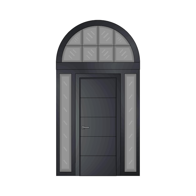 Vector illustration of door