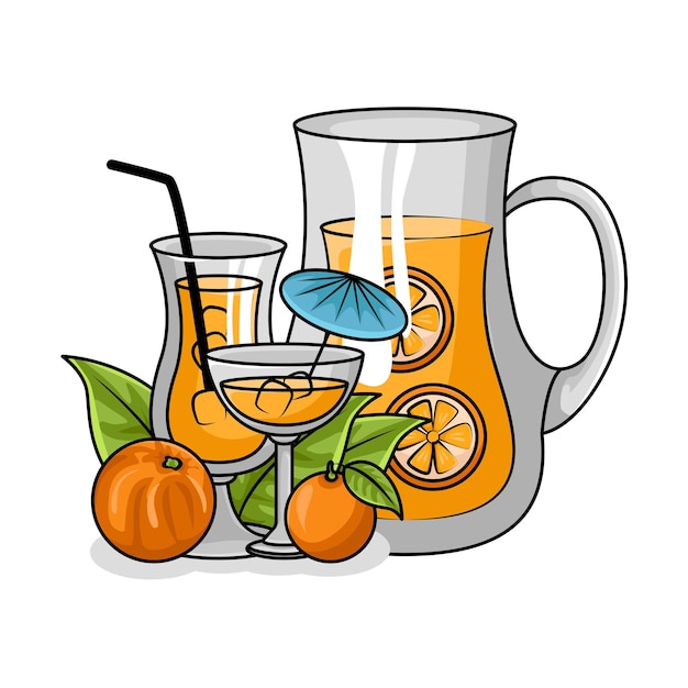 Vector illustration of drink