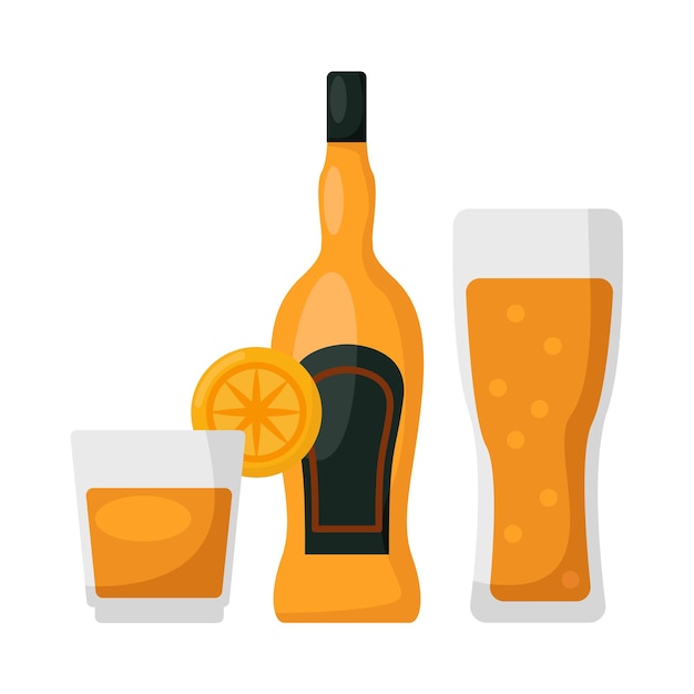 Vector illustration of drink