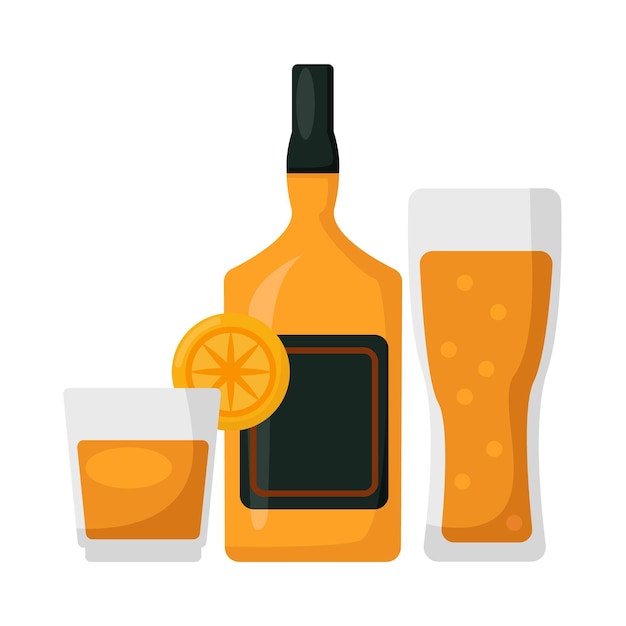 Vector illustration of drink