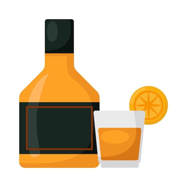 Vector illustration of drink