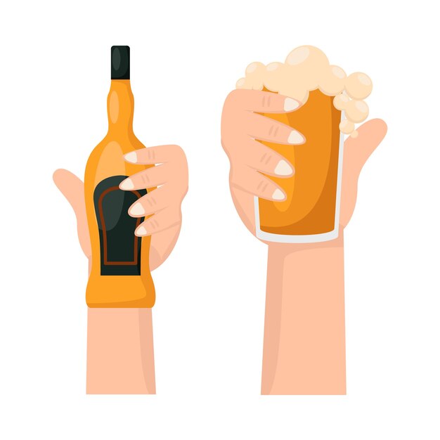 Vector illustration of drink