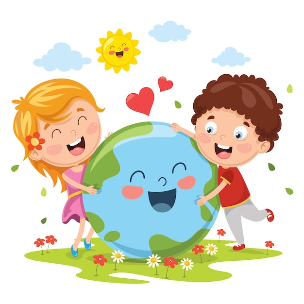 Illustration Of Earth Day 