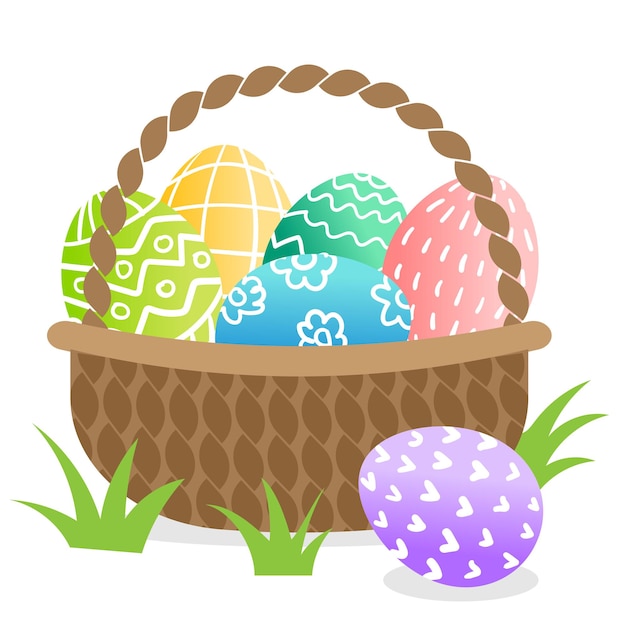 Vector illustration of easter