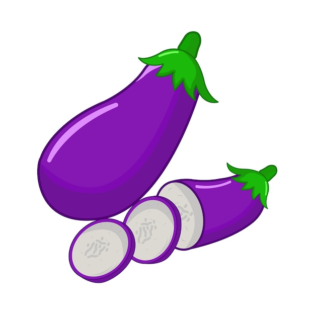 Illustration of eggplant