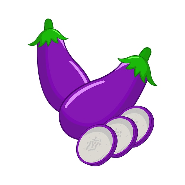 Illustration of eggplant