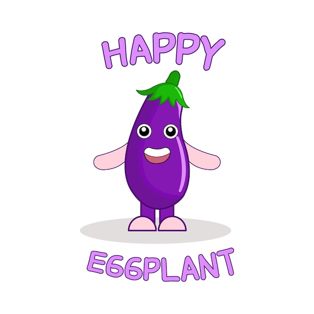 Vector illustration of eggplant