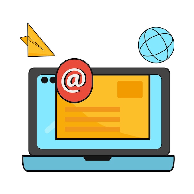 Illustration of email