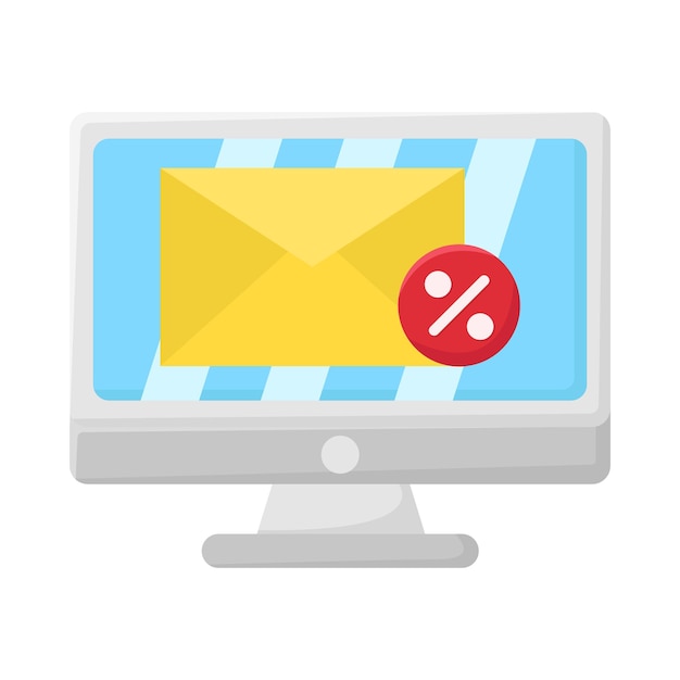 Vector illustration of email