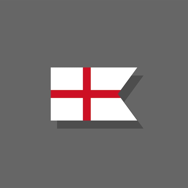 Illustration of England flag Template