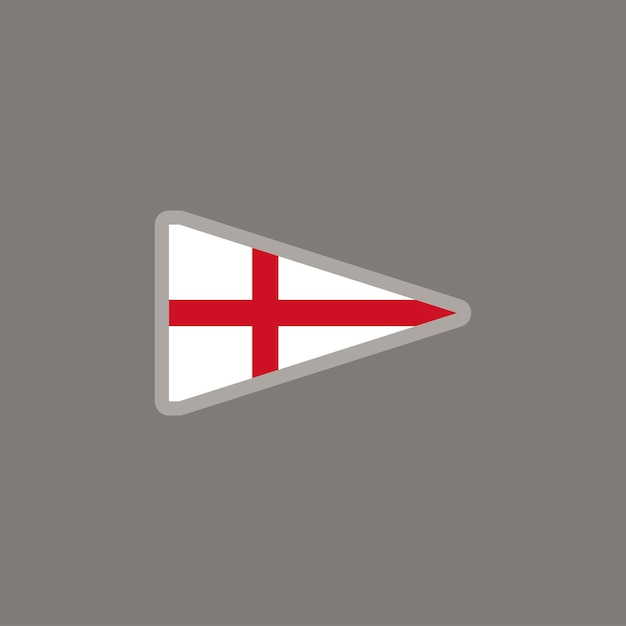 Illustration of England flag Template