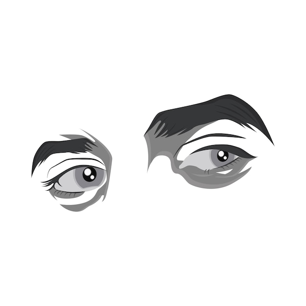 Vector illustration of eye