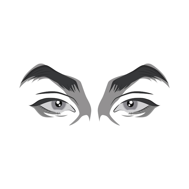 Vector illustration of eye