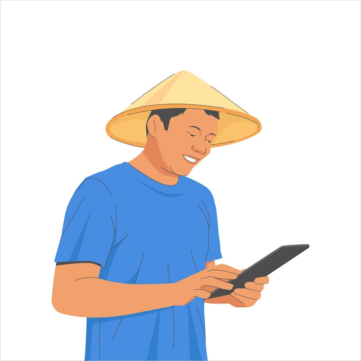 Vector 収 を 数え て いる 農夫 の 例え