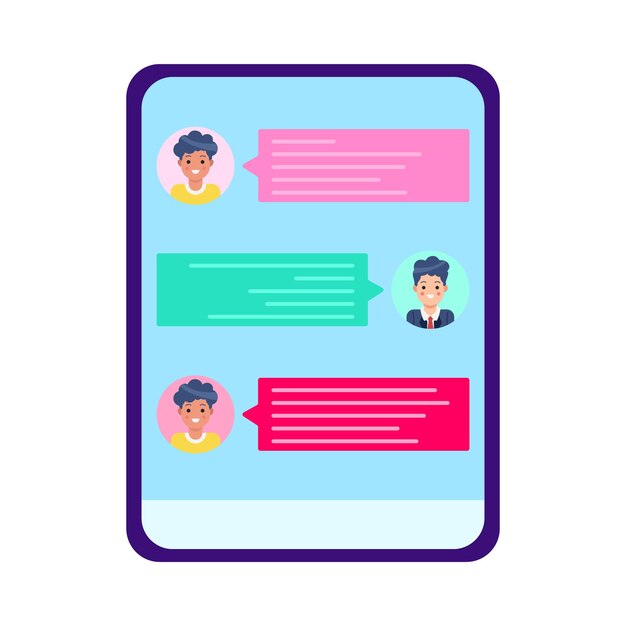 Vector illustration of feedback