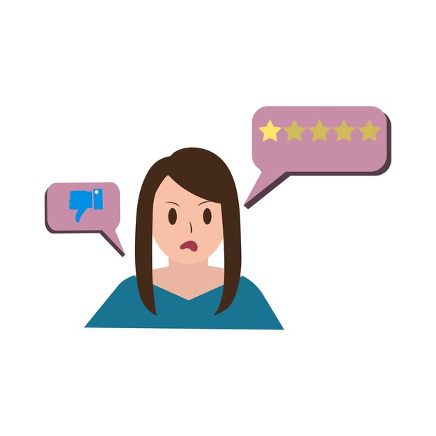 Vector illustration of feedback