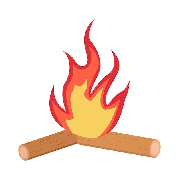 illustration of fire