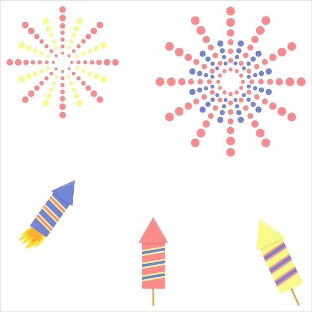 Illustration of firework