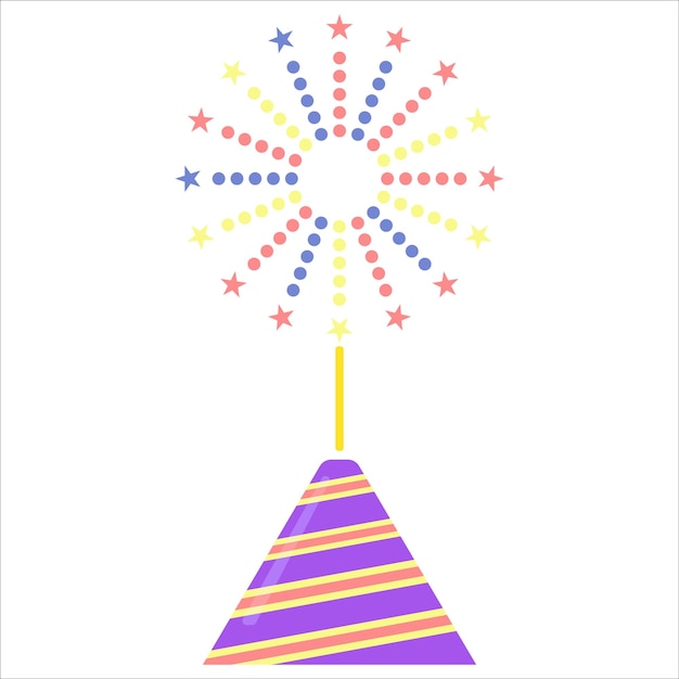 Illustration of firework