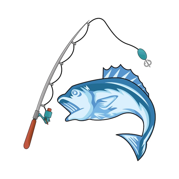 Illustration of fishing