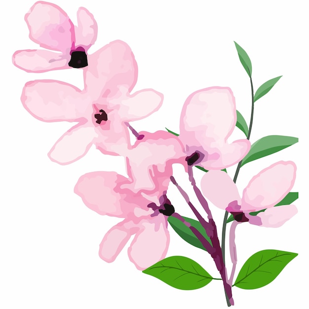 иллюстрационный цветок для украшения