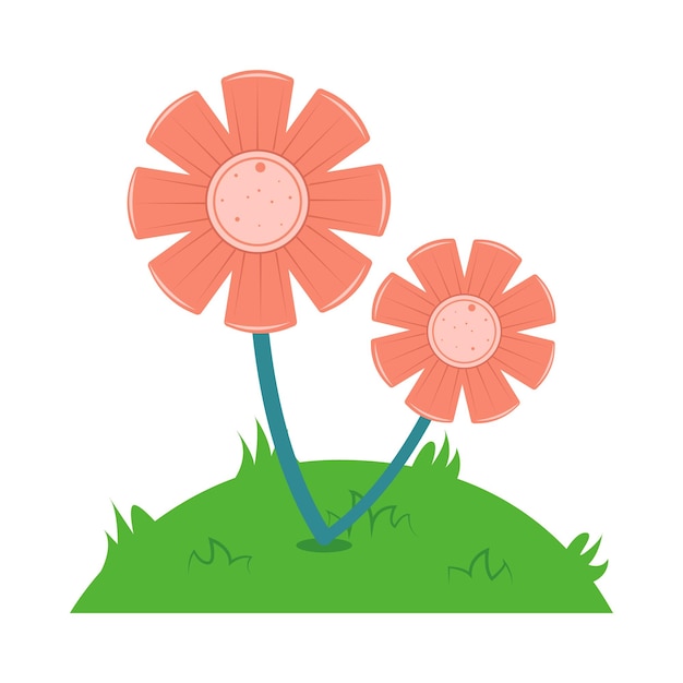 Vector illustration of flower