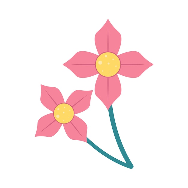 Vector illustration of flower