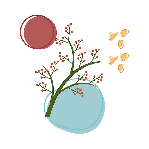 Vector illustration of flower