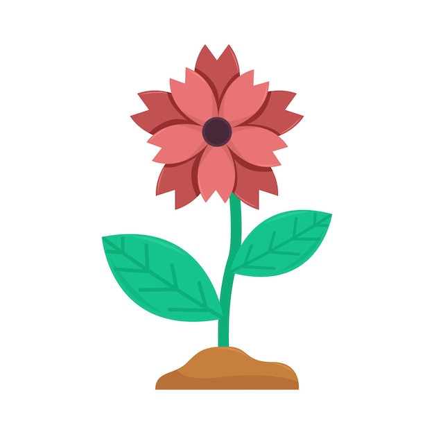 Vector illustration of flower