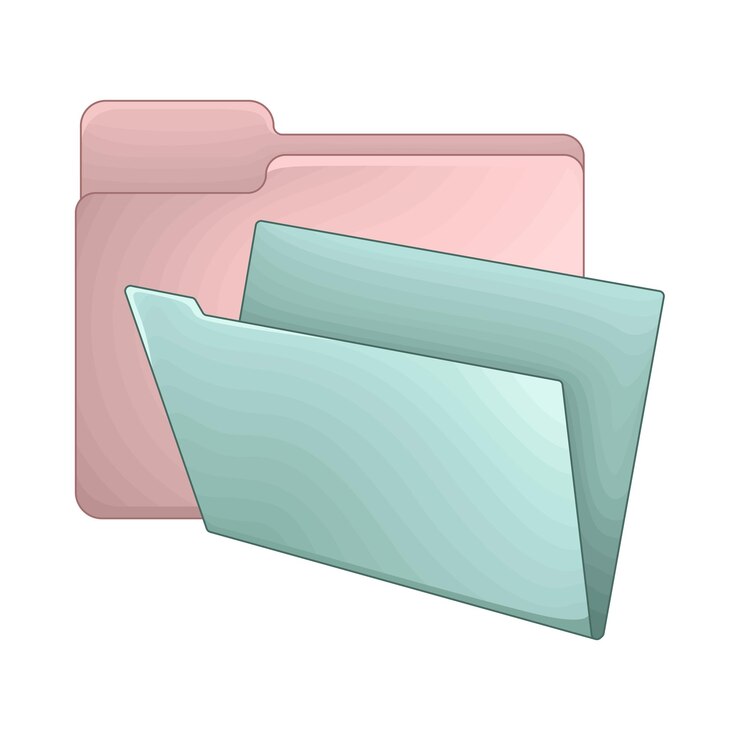 Vector illustration of folder