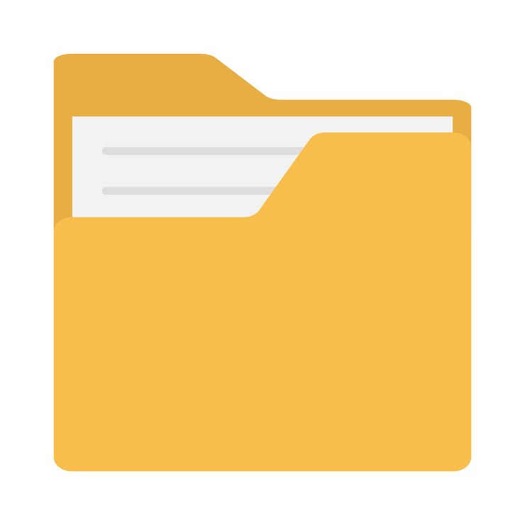 Vector illustration of folder