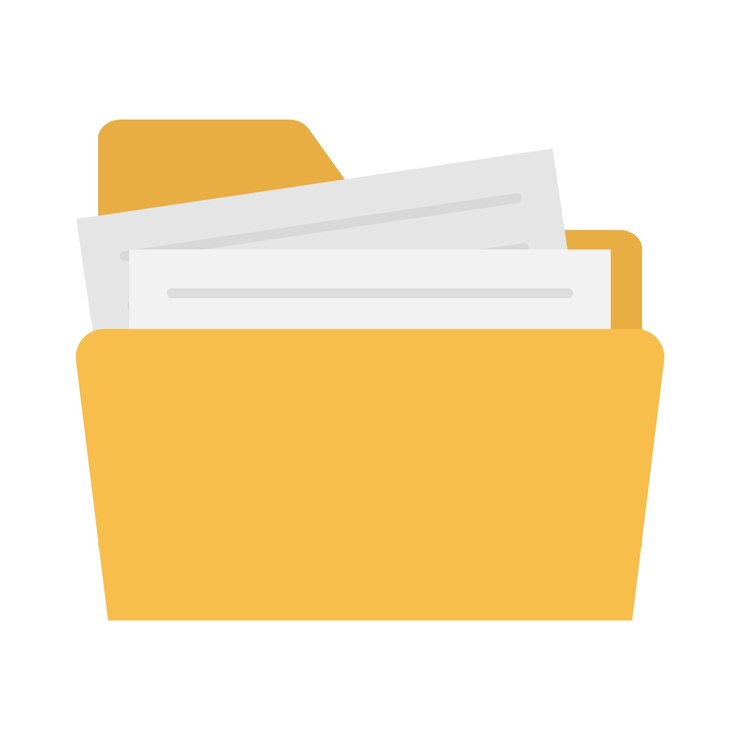 Vector illustration of folder