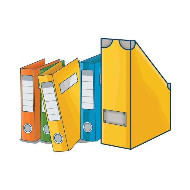 Vector illustration of folder