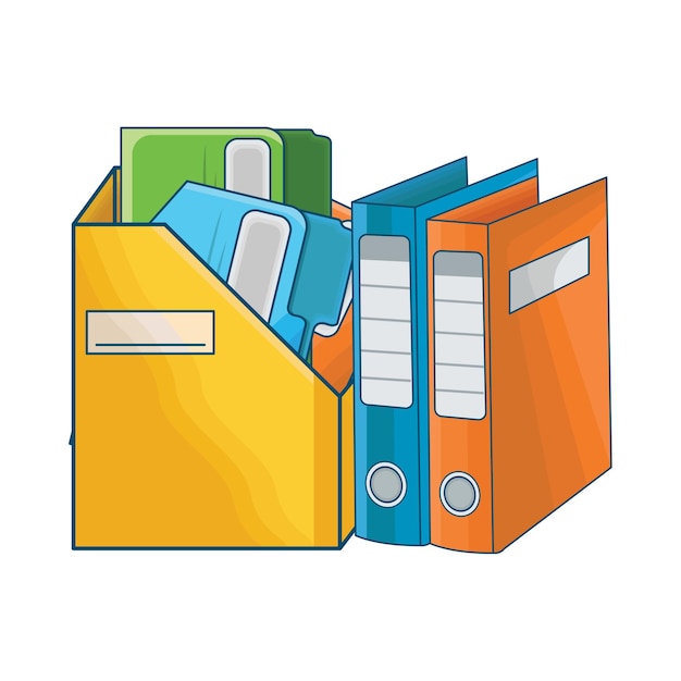 Illustration of folder