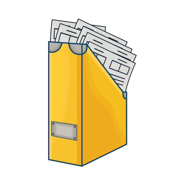 Vector illustration of folder