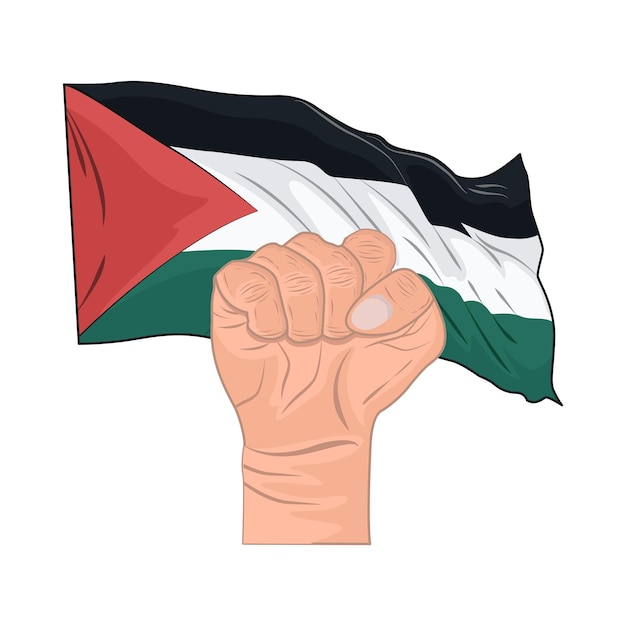 Vettore illustrazione della palestina libera