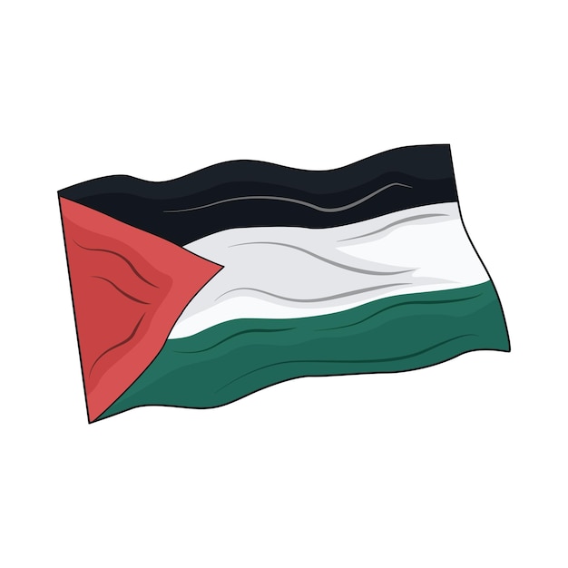 Vector illustration of free palestine