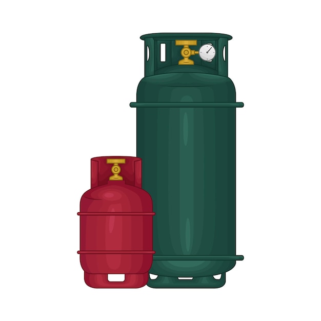 Vector illustration of gas