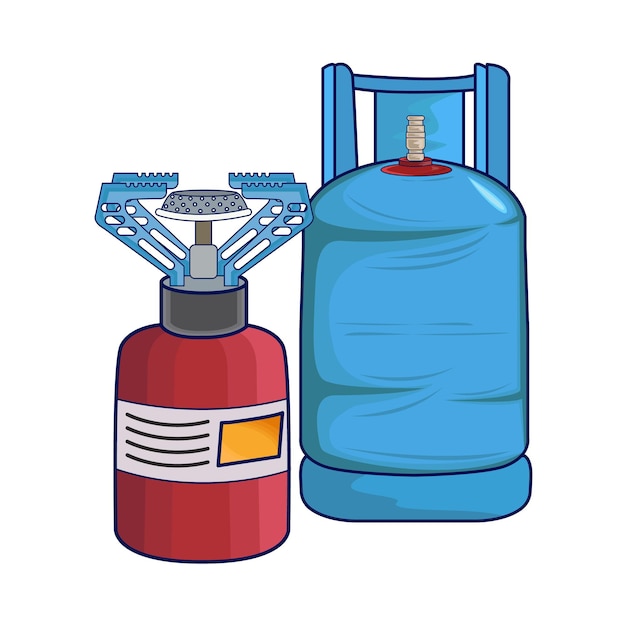 Vector illustration of gas