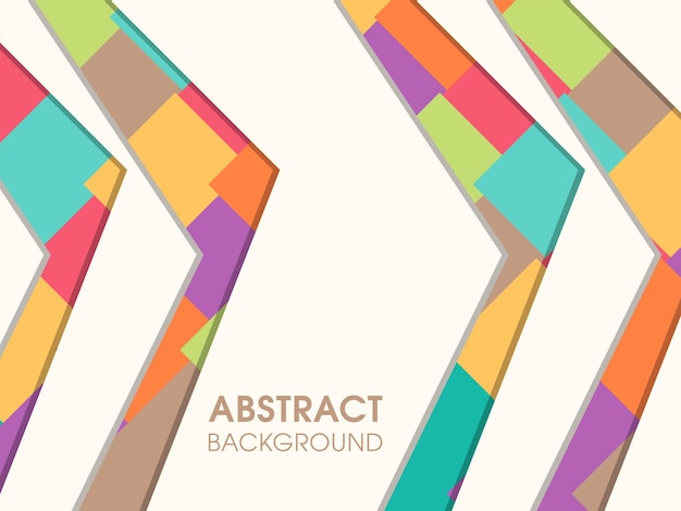 Illustration of Geometrical abstract background